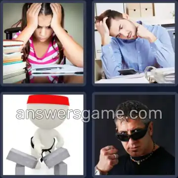 4 Pics 1 Word 5 Letters TOUGH