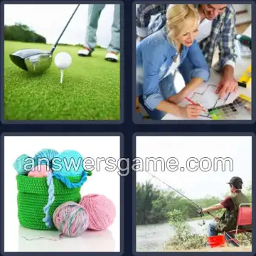 4 Pics 1 Word 5 Letters HOBBY