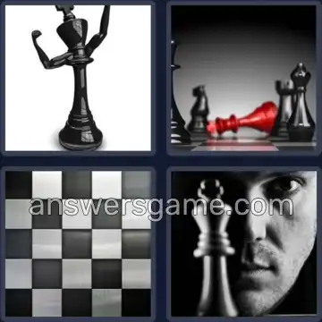 4 Pics 1 Word 5 Letters CHESS
