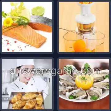4 Pics 1 Word 5 Letters FRESH