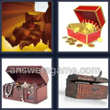 4 Pics 1 Word 5 Letters TROVE