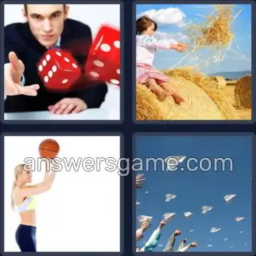 4 Pics 1 Word 5 Letters THROW