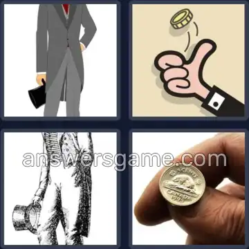 4 Pics 1 Word 5 Letters TAILS