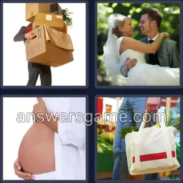 4 Pics 1 Word 5 Letters CARRY