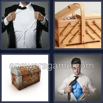 4 Pics 1 Word 5 Letters CHEST