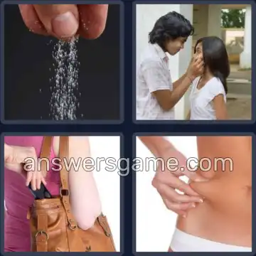 4 Pics 1 Word 5 Letters PINCH