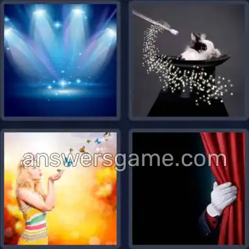 4 Pics 1 Word 5 Letters MAGIC