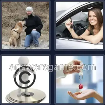 4 Pics 1 Word 5 Letters OWNER