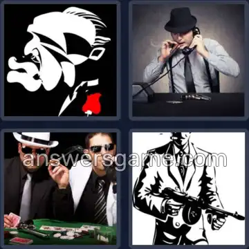 4 Pics 1 Word 5 Letters MAFIA