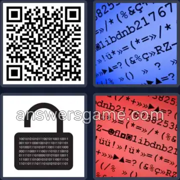 4 Pics 1 Word 5 Letters CODED