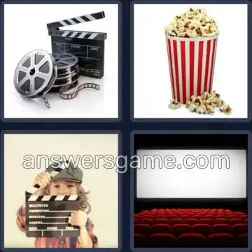 4 Pics 1 Word 5 Letters MOVIE