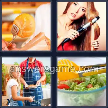 4 Pics 1 Word 5 Letters TONGS