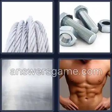 4 Pics 1 Word 5 Letters STEEL