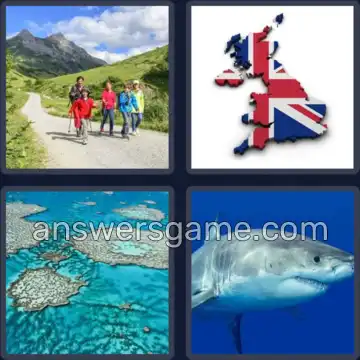 4 Pics 1 Word 5 Letters GREAT