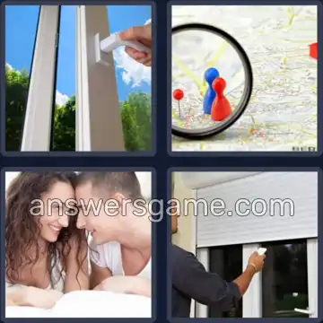 4 Pics 1 Word 5 Letters CLOSE