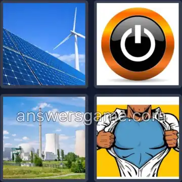 4 Pics 1 Word 5 Letters POWER