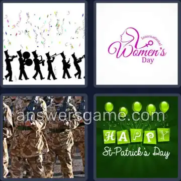 4 Pics 1 Word 5 Letters MARCH