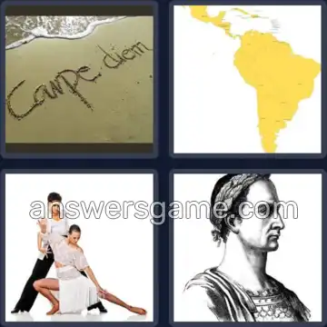4 Pics 1 Word 5 Letters LATIN
