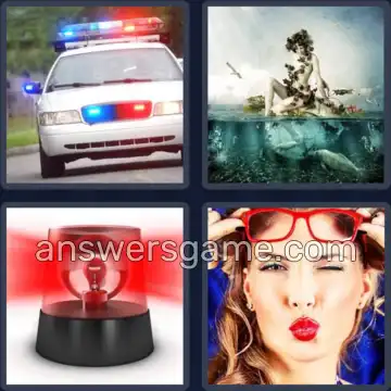 4 Pics 1 Word 5 Letters SIREN