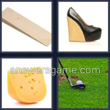 4 Pics 1 Word 5 Letters WEDGE