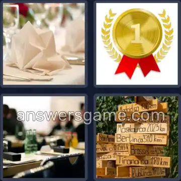 4 Pics 1 Word 5 Letters PLACE