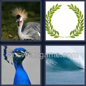 4 Pics 1 Word 5 Letters CREST