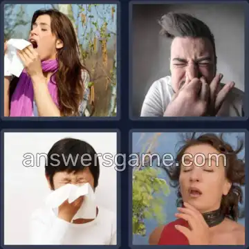4 Pics 1 Word 5 Letters ACHOO