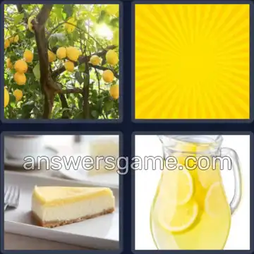 4 Pics 1 Word 5 Letters LEMON