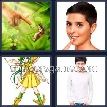 4 Pics 1 Word 5 Letters PIXIE