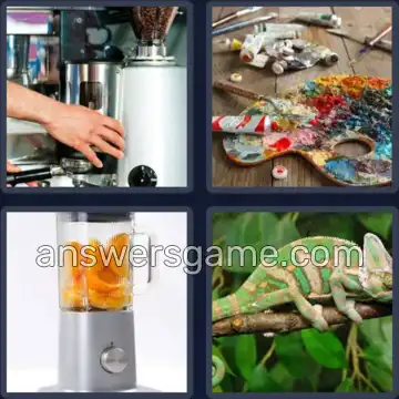 4 Pics 1 Word 5 Letters BLEND