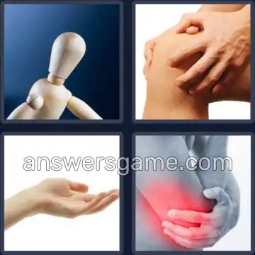 4 Pics 1 Word 5 Letters JOINT