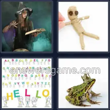 4 Pics 1 Word 5 Letters SPELL