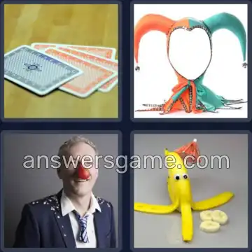 4 Pics 1 Word 5 Letters JOKER