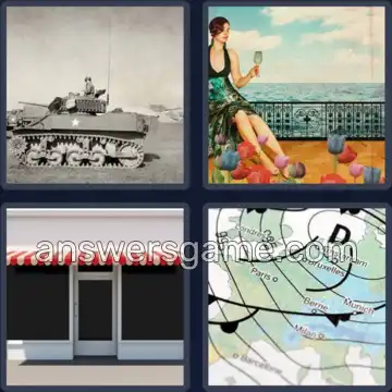 4 Pics 1 Word 5 Letters FRONT