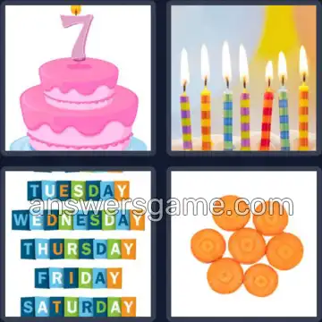 4 Pics 1 Word 5 Letters SEVEN