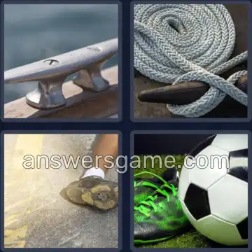 4 Pics 1 Word 5 Letters CLEAT