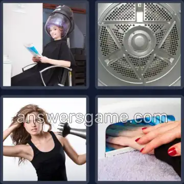 4 Pics 1 Word 5 Letters DRYER