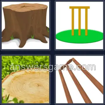 4 Pics 1 Word 5 Letters STUMP