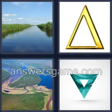 4 Pics 1 Word 5 Letters DELTA