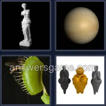 4 Pics 1 Word 5 Letters VENUS