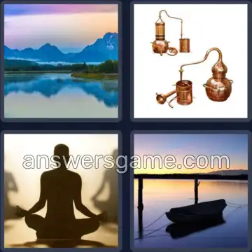 4 Pics 1 Word 5 Letters STILL