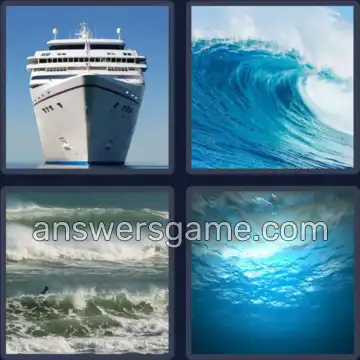 4 Pics 1 Word 5 Letters OCEAN