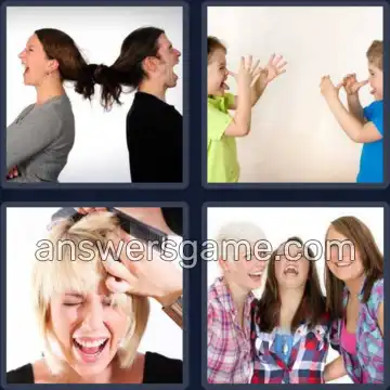 4 Pics 1 Word 5 Letters TEASE