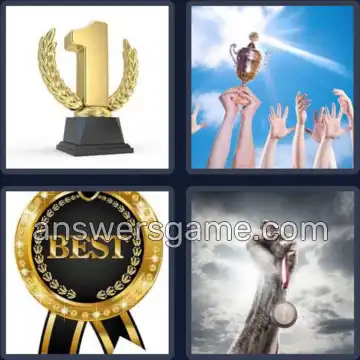 4 Pics 1 Word 5 Letters PRIZE