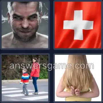 4 Pics 1 Word 5 Letters CROSS