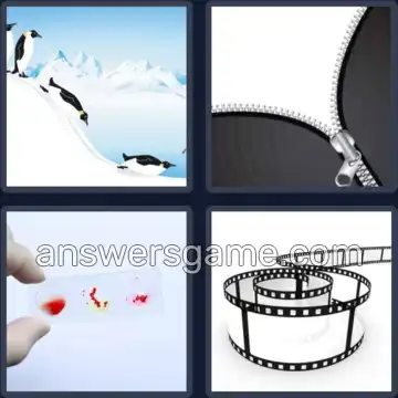 4 Pics 1 Word 5 Letters SLIDE