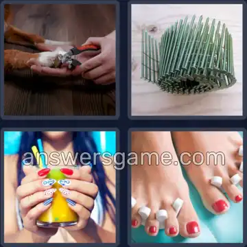 4 Pics 1 Word 5 Letters NAILS