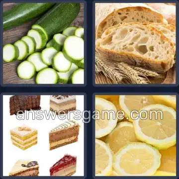 4 Pics 1 Word 5 Letters SLICE