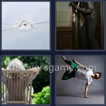 4 Pics 1 Word 5 Letters BREAK