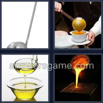 4 Pics 1 Word 5 Letters LADLE